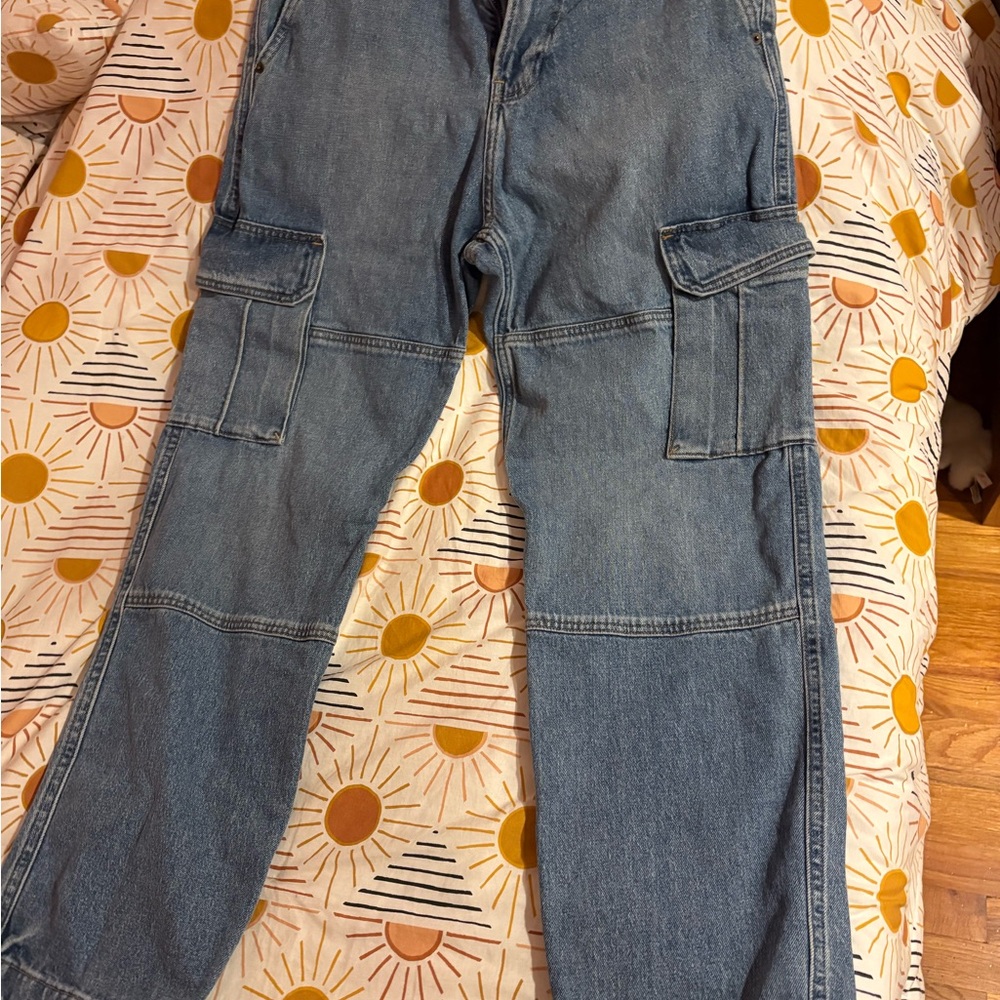 Hollister Men's Denim Cargo Pants